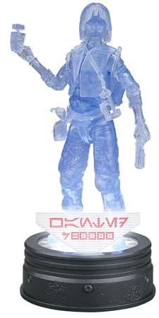 STAR WARS The Black Series Holocomm Collection OSHA Aniseya, Sammelfigur mit beleuchtetem Holopuck