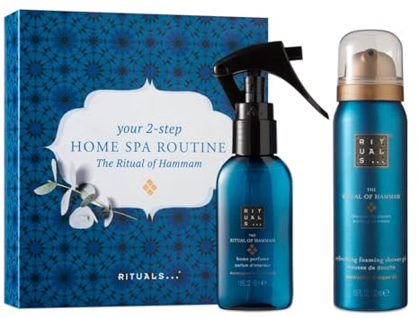 Rituals of Hammam Home Spa Routine 2 Step Duschgel, 50 ml, Heimparfüm, 50 ml Geschenkbox