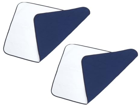 NOLITOY 2piezas Almohadillas Antideslizantes para Pañales para Adultos Impermeables y Reutilizables Compresas Incontinencia Cojín Urinario para Casa Diseño Transpirable y Creativo