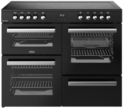 Belling Cookcentre 110cm Electric Range Cooker - Black
