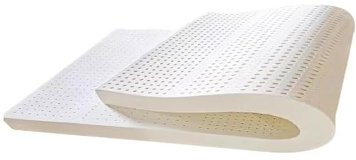 100% Natürlicher Latex Bio Atmbar Und Komfortabel, Langlebig Und Nicht Leicht Zu Kollabieren Matratze Topper, Natürliche Latex -Matratze,7.5cm,60x190cm(23X75in)