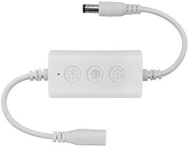 FUIQI Remote Dimmer LED Controller Kit,App Steuerung 2,4 G RF Wireless-Fernbedienung,DC 5–24V für 3528/2835/5050/COB LED Streifenlichter,mit Timing-Funktion,Musikmodus,(einfarbig)