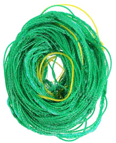 SHINEOFI Grünes Nylon Kletternetz Verstärktes Rankgitter für Gurken Pflanzen Unterstützung Gartennetz Wetterfest Langlebig Einfache Anbringung