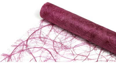 Protinam Sizoweb 20cm x 25m Tischläufer Tischband in Alpenveilchen zur Dekoration wie Sommer, Ostern, Weihnachten oder Hochzeiten abgelängt (25m, alpenveilchen 3480)