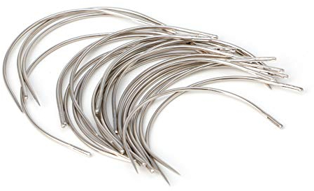 TSBB 25pcs / Set C Tipo Agujas de colchón Curvas Herramienta de reparación del hogar para Coser a Mano