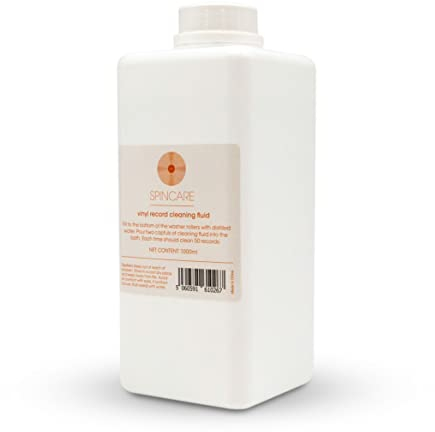SPINCARE 1000ml Record Cleaner Solution Fluid for Record Cleaning Machine | Compatible With All RCMs | Cleans 1500 Vinyl LPs