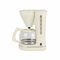BRANDT CAF125C - cafetière - Dimensions 535X445X373- capacité 1.25L / 10 tasses - Plastique mat - Système anti-gouttes - Maintien au chaud 40min - Arrêt automatique - Puissance 870W - crème