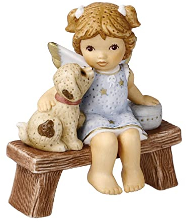 Goebel Engel Figur Leckerli in der Backstube, aus Porzellan gefertigt, Höhe 9,5cm, 11-750-86-1