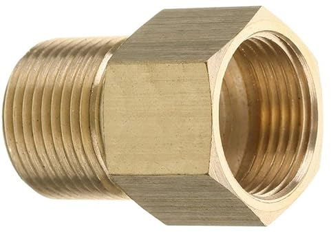 Pressure Washer Coupler Adapter, M22 15mm Male to M22 14 / 15mm Female Thread Fitting Internal Thread Hose Pipe Adapter 4500 PSI
