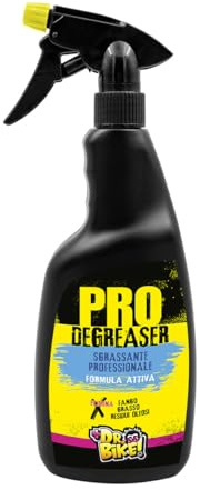 DR. BIKE Pro Degreaser 750ml. Sgrassatore professionale moto. Sgrassante professionale con formula attiva. Sgrassatore detergente elimina fango, grasso, residui oleosi. Sgrassatore multiuso profumato.