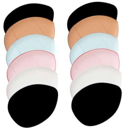 DECORNIJIA Puderquasten Zufällige Farbe 12 Stück aus Polyurethan Dreieckige Geeignet für Lose Puder Sorgt für Glattes und Gleichmäßiges Finish zum Auftragen von Foundation für Make Up