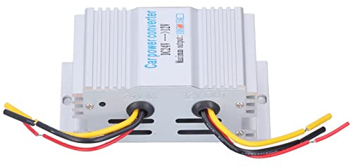 Convertitore DC 24V a DC 12V 10A 120W, Alimentatore regolatore di tensione, Convertitore step down per Veicoli Auto Camion, con protezione da sovratensione e sovracorrente,