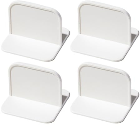 ELEOUTI Conectores Anticaída 4 Unidades para Bebés para Muebles de Pared y Diseño Ahorrador de Espacio Material Hips con Pegatinas que No Dejan Marcas