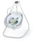 Altalena Alta Oscillante con Seduta Girevole Ingenuity, Altalena Simple Comfort Everston, Dondolino 2 direzioni con Giostrina Giochi, Melodie, Suoni Bianchi e Vibrazione, Maniglia trasporto e Ruote