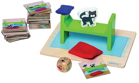 Beleduc - Find Monty - Lernspiel für Zuhause - Bekannt aus dem Kindergarten, Merkspiel für Kinder ab 4 Jahren