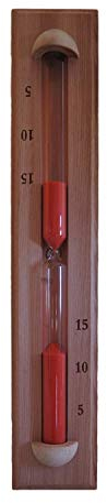 Home Sauna Experience Hse Deluxe Cedar Parete Rotante Sauna Sand Timer 15 Minuti ruggine Rossa