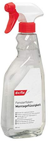 DecoHomeTextil Heimtextilmanufaktur Montageflüssigkeit 500ml für Selbstklebende und statisch haftende Fensterfolien Glasfolien Folien - 9 6101