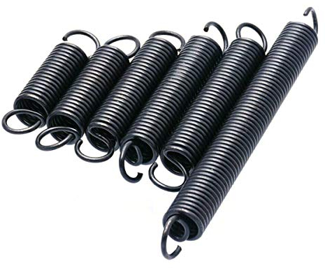 2ST Zugfeder mit Haken Drahtdurchmesser 1,5 mm Stahl Kleines Zugfeder Aussendurchmesser 15mm Länge 40-100mm, 1,5 x 15 x 100 mm