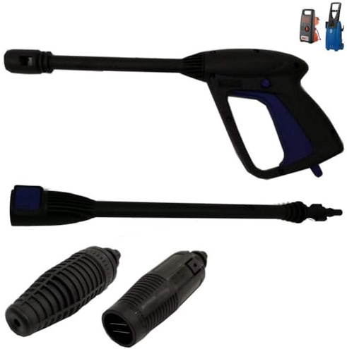 Parpyon® Kit accessori idropulitrice Annovi reverberi – Black Decker Pistola, Lancia, Tubo, Testina ugello per Idropulitrice Ar Blue Clean con Attacco rapido per tubo acqua ricambi (KIT59P)