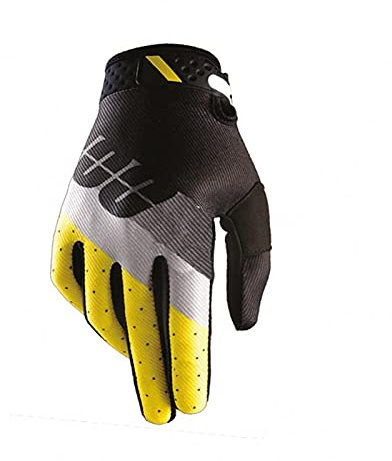 PJRYC Motocross Handschuhe Winter Sporthandschuhe Herren Mountainbike MTB Handschuh Radfahrenhandschuhe Off-Road Fahrradhandschuhe Fahrradzubehör (Color : Yellow, Größe : S)