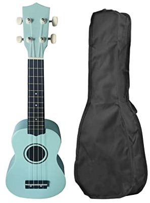 EIFINE 21-Zoll-4-Saiten-Bassholz-Ultradünne Sopran-Ukulele mit Gigbag for Anfänger und Teenager (Color : Type 3, Size : 21in)