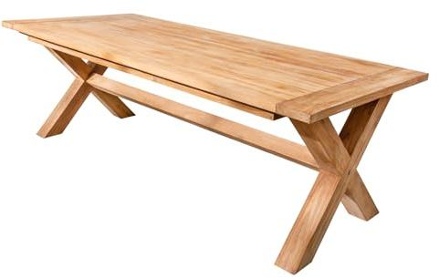 Riess Ambiente Gartentisch Empire Teak 220cm - Natur - Teakholz