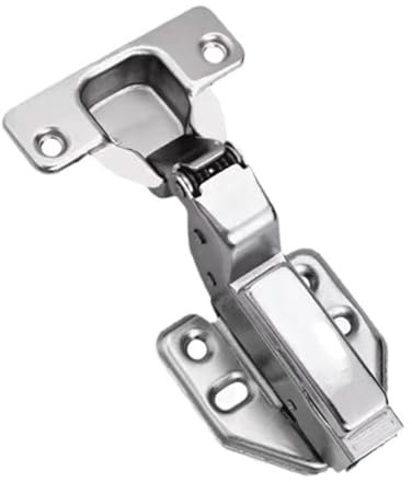 SWHC Scharniere Soft Close 10 Stück Türscharniere Edelstahl Scharniere für Schranktüren Verstellbare Schraube Topfscharnier Geräuschloses Schrankscharnier Abnehmbar Möbelscharniere