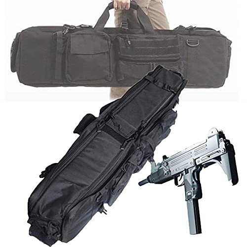 Gewehrrucksack Weiche Gewehrkoffer Gewehrkoffer Doppelter langer Gewehrkoffer, taktischer Waffenkoffer für Gewehre und langlebige Multifunktions-Gewehrtasche, abschließbare Waffentasche schützt Karab