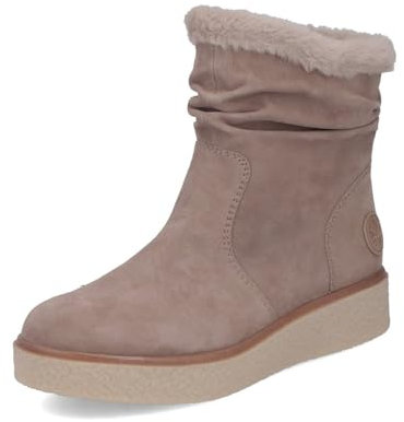 Rieker Damen Klassische Stiefeletten Y0070, Frauen Stiefeletten, lose Einlage,Winterstiefeletten,Winterschuhe,warm,Boots,braun (24),39 EU / 6 UK