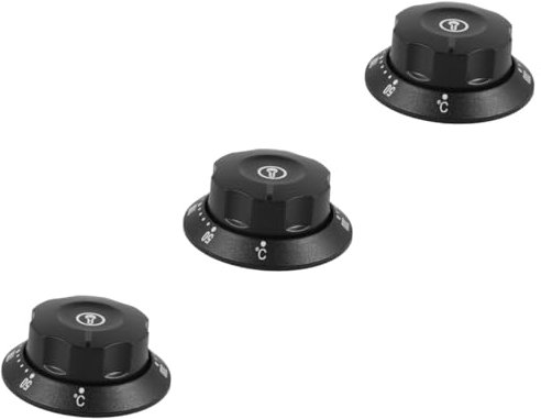 PartyKindom 3stücke Temperature Control Knob Thermostat Für Elektroöfen Wasserkocher Und Fritteusen Universelles Ersatzteil Mit Leicht Und Benutzerfreundlich Langlebig Und Sicher