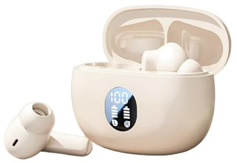 Cuffie Wireless - Cuffie Con Cancellazione Del Rumore Con Display LED, Cuffie Sportive Leggere Con Audio Stereo Per L'allenamento | Cuffie Con Display LED Per Corsa, Jogging,