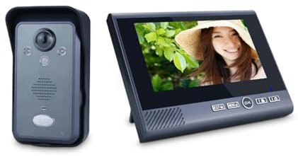 Sistema de intercomunicación， de intercomunicación de video inalámbrico HD DoorPhone for timbre de video inteligente for el hogar con interfon de batería for apartamento,Calidad de sonido nítida