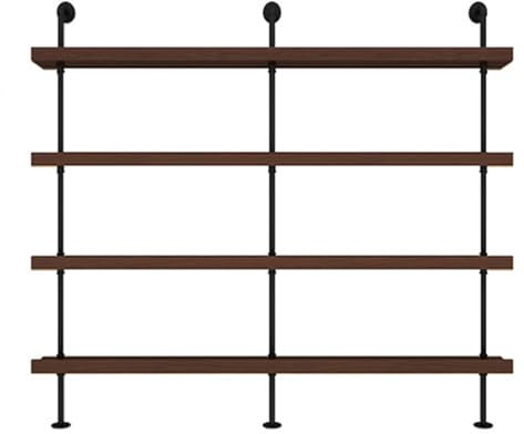 Yajuer Modern Freestanding Wine Rack, Large Capacity Wine Bottles Display Shelf, Industrial Metal Wine Bottle Holder for Liquor Whiskey Wine(150 * 22 * 180cm)