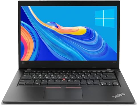 Lenovo Thinkpad L480 Business Laptop, 14-Inch Display Notebook, Intel Core i5-8250U, 16GB RAM, 512GB SSD, QWERTY Keyboard, Windows 11 Pro (Renewed)