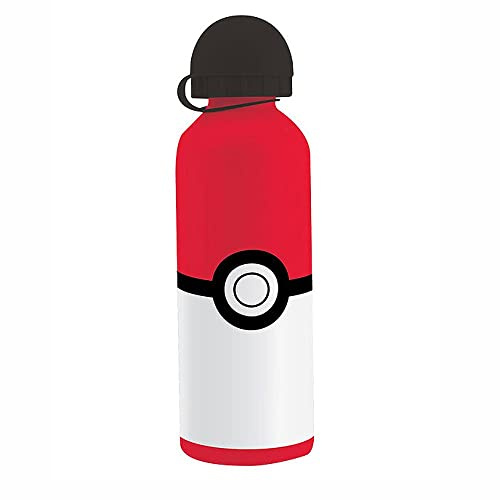 Pokeball | Borraccia in alluminio | Pokemon | 500 ml | Bottiglia sportiva in alluminio