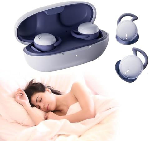 In Ear Kopfhörer Bluetooth kabellos für Seitenschläfer Mini klein Kopfhörer zum Schlafen in Ear Sleep Earbuds Ohrhörer für kleine Ohren unsichtbare kleinste Schlafkopfhörer Noise Cancelling Headphones