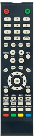 Telecomando Compatibile con Akai Nevir TV AKTV4621A AKTV505T AKTV4620