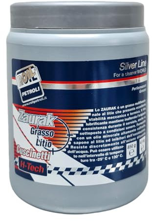 1X0.850 gr. di ►Roil GRASSO UNIVERSALE al LITIO◄ Grasso Multiuso per USI Generali e Specifici - Milleusi per Bici, Auto, Moto, Nautica, Agricoltura e Industria
