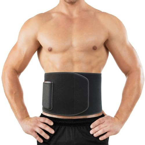ZKHSEOU 1 Packung Bauchgürtel, Verstellbarer Bester Sportgürtel für Männer und Frauen, Fitnessgürtel, Trainingsgürtel, schweißabsorbierender Gürtel
