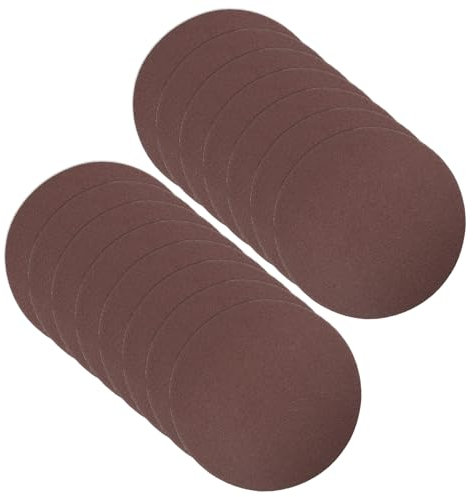 CoCud Hook and Loop Sanding Discs, 8 Inch 200mm Sandpapers 150 Grit Aluminum Oxide Flocking Sandpaper - (Applications: for Wood Metal Drywall), 15 Pieces