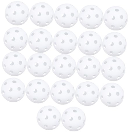 KITANDOVE 22St Ball Übungsbälle Trainingsbälle Golfbälle üben Sportzubehör lose Golfbälle Spielzeug für drinnen benutzerdefinierte Bälle Golfbälle Masse farbige Golfbälle Werkzeug Weiß