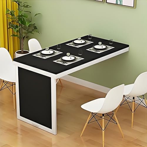 Wandtisch, Klapptisch mit ausziehbarem Ausziehbett, Wandklapptische, Wandschreibtisch zum Herunterklappen für kleine Räume, funktionaler Hängeschreibtisch, Starke Tragfähigkeit, klappbare W