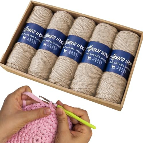 Filato di cashmere per lavorare a maglia, filato Fingering Weight in lana di alpaca, filato morbido per calze da diting, comodo filo sottile per famiglia, amici