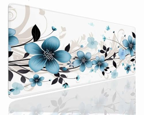 Tapis de Souris XXL 1600x800x4mm Grand Tapis de Bureau Tapis de Souris Gamer Tapis Bureau Gaming Antidérapant Résistant à l'eau, Tapis Souris XXL Mouse Pad Mat Art sous-Mainm, Clavier Souris J-32