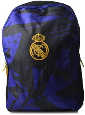 Hy-Pro Sac à dos sous licence officielle Real Madrid CF – Grand sac à dos léger, produit Real Madrid, excellente idée cadeau de football
