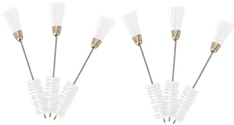 OSALADI 6pcs Cleaning Brush for Keyboard and Sewing Machine Double-Ended Corner Dusting Tool Tiny Slots Brush Made of Nylon Bristles