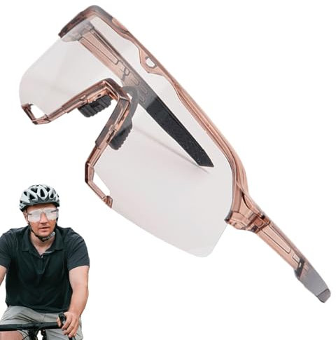 Stibtmr Occhiali Da Sole Fotocromatici | Occhiali Protezione UV Per Bici,Leggeri Unisex per Ciclismo Corsa Escursionismo Sport All'aperto Guida e Pesca