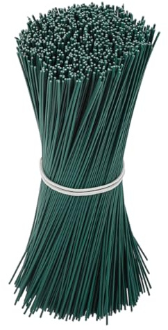 Toyvian 1000piezas Alambre De Atar para Jardín Bridas Trenzadas Reutilizables Alambre para Atar Plantas Bridas Flexibles Galvanizadas para Jardinería y Organización De Cables