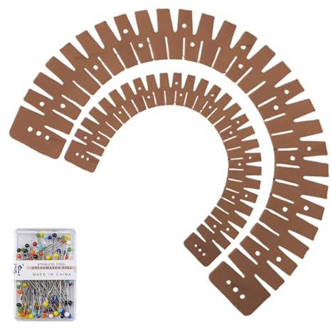 Lot de 2 ourlets en silicone flexible - Guide de couture directionnel pour projets de couture - Règle avec trou de mesure antidérapant - Guide de couture réglable - Kits d'outils d'ourlage en silicone
