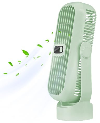 ventilatore da scrivania - ventilatore portatile silenzioso | Ventilatore elettrico rotante USB | Raffreddamento personale ricaricabile per il soggiorno 'ufficio della casa Giornate calde